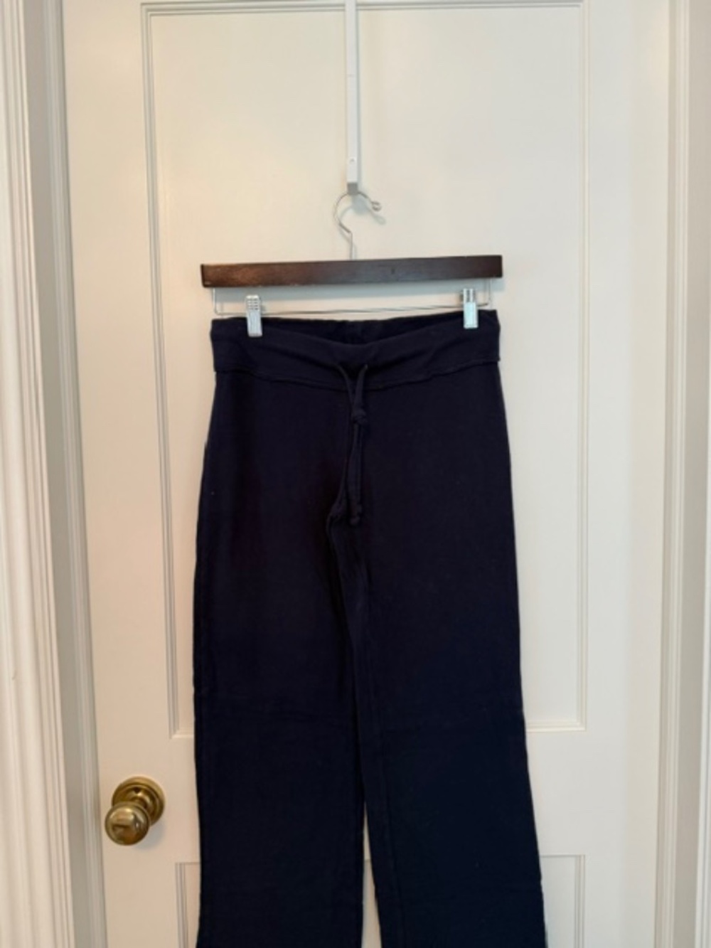 Nordstrom Lingerie Wide Leg Drawstring Lounge Pants in Navy Blue
